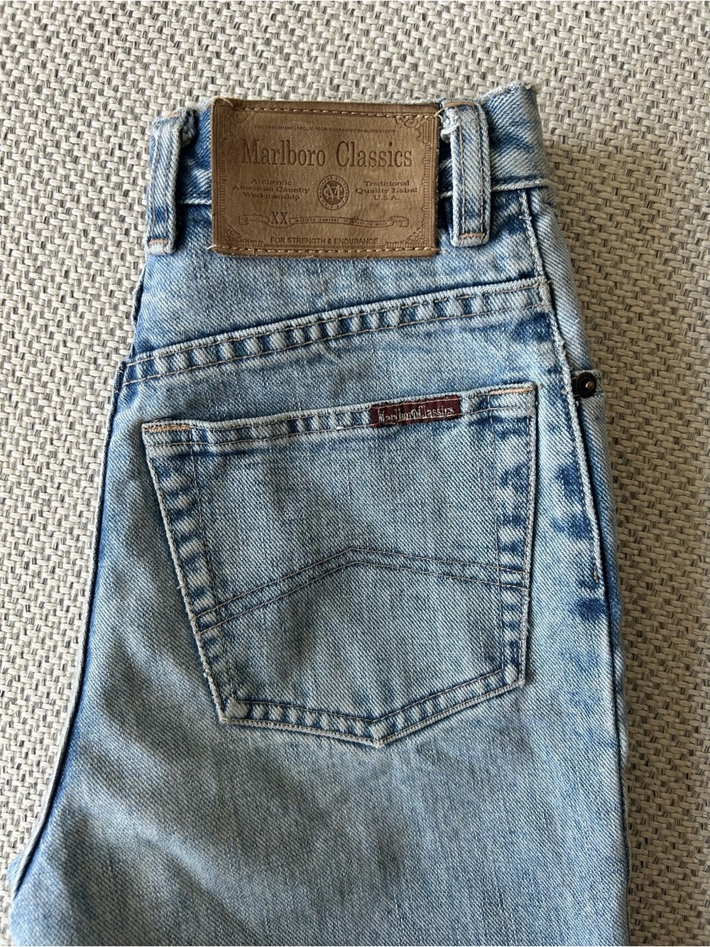 Marlboro Classics Blue Denim Shorts